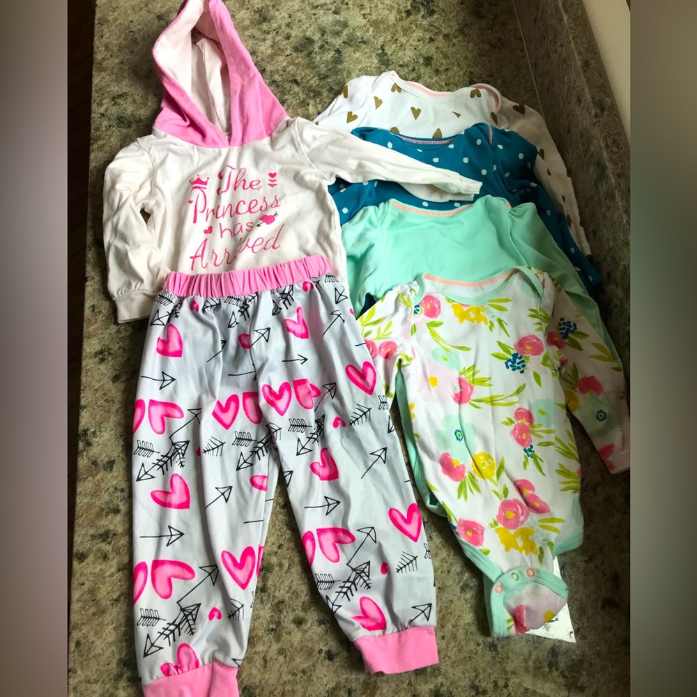 EUC 6 piece, 18 month girls bundle